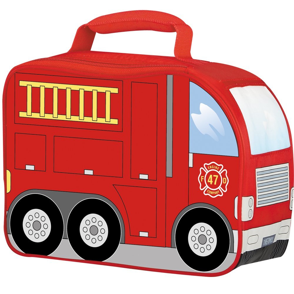 Amazon.com: Thermos Novelty Soft Lunch Kit, Firetruck: Reusable ...