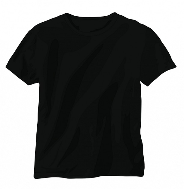 Black Vector T-Shirt Vector | Free Download