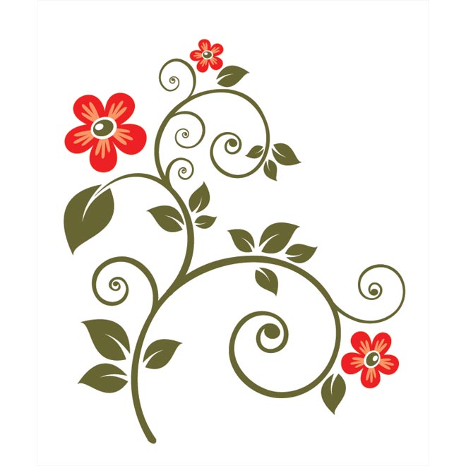 vector clipart flowers - photo #3