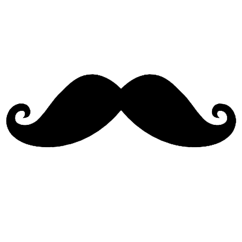 mustache clip art png - photo #5
