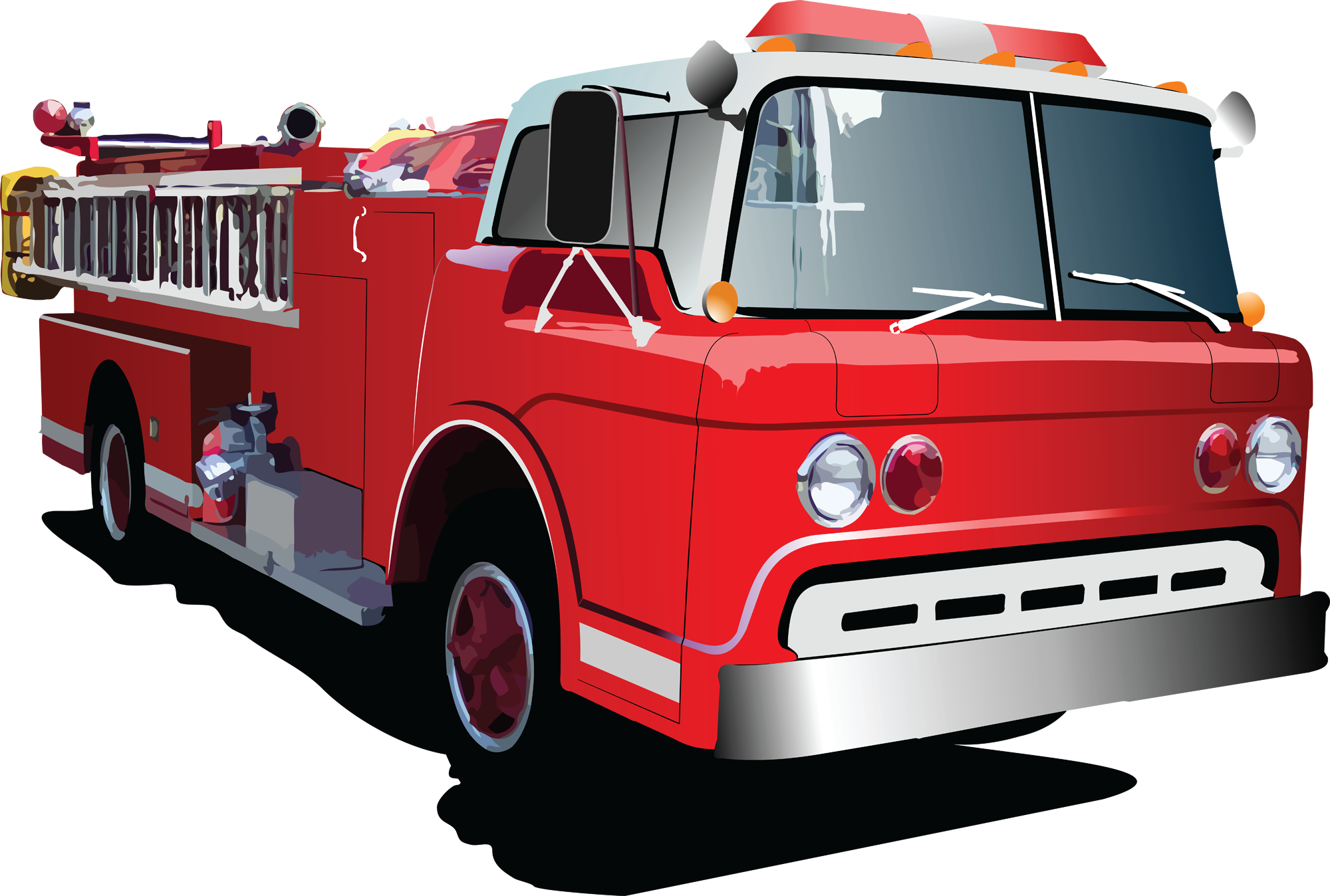 Fire Engine Cartoon Pictures