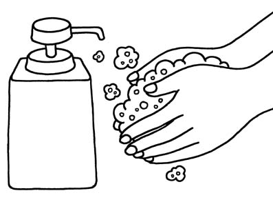 soap coloring page