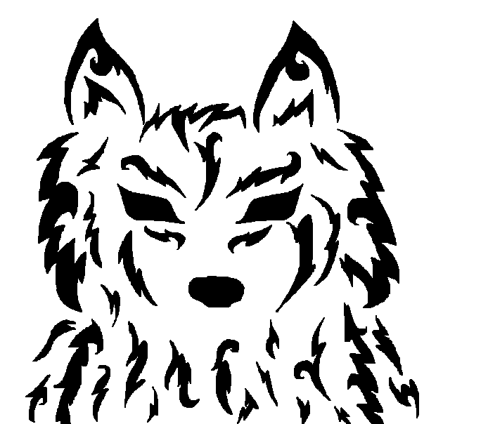 Simple Tribal Wolf Head Images & Pictures - Becuo