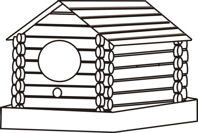 cabin coloring pages for kids - photo #40