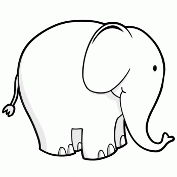 Valentine's Elephant Printable For Kids - Valentines day Coloring ...