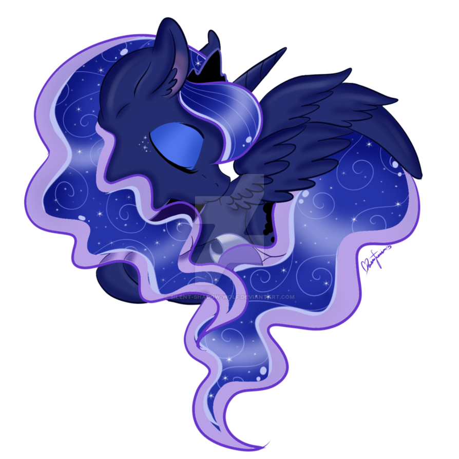Luna Pony-Heart (Colored) by Silent-Shadow-Wolf on DeviantArt