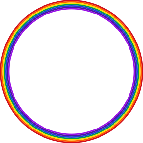 Clipart - Rainbow Circle