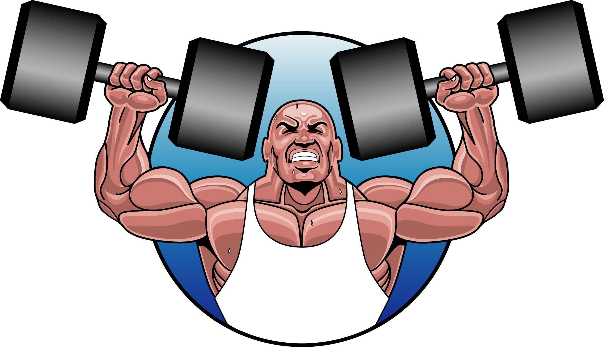 Body Builder Vector - ClipArt Best