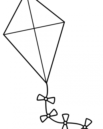 Printable Kite Coloring Pages | Coloring Me