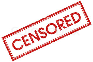 Censored, stamp, censorship | Stock Photo | Colourbox