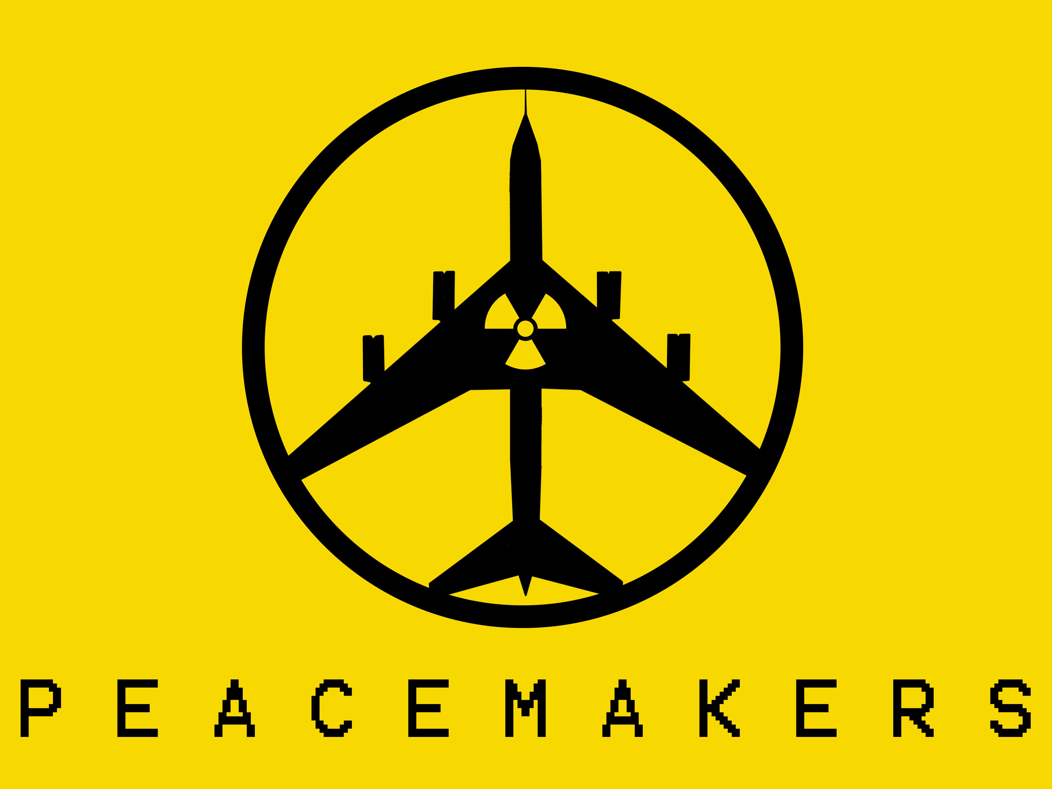 peace, #war, #nuclear, #Bomber, #yellow background, #minimalism ...