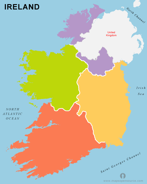 clipart map of ireland - photo #41