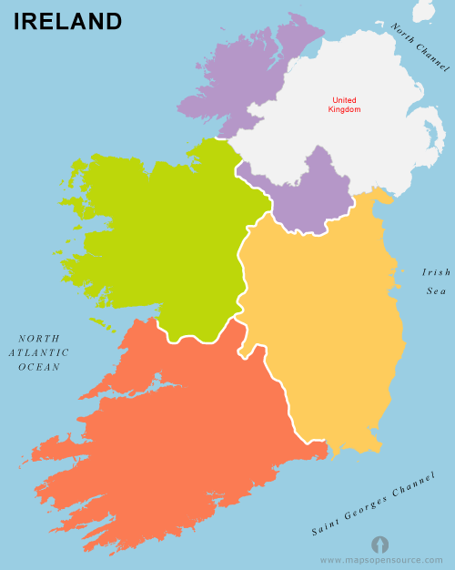 free clipart map of ireland - photo #22