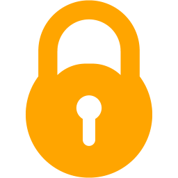 Orange lock icon - Free orange lock icons