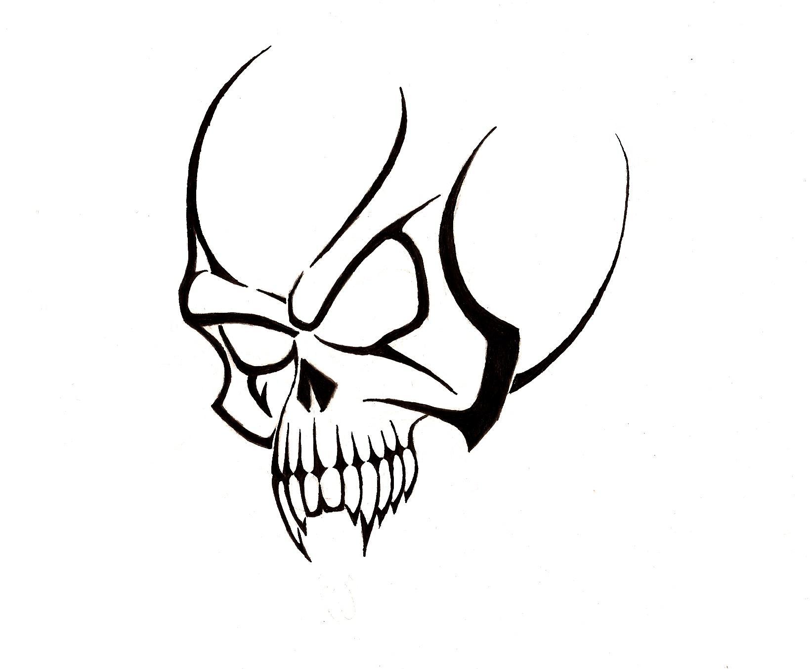 Free Tribal Skull Tattoo Designs, Skull tattoos - Expoluzrd