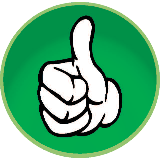 free clipart green thumb - photo #30