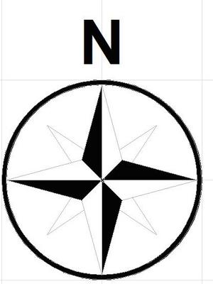 north symbol : alaygorker