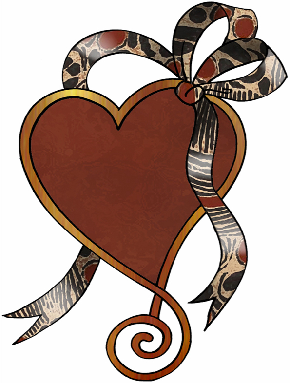 ArtbyJean - Paper Crafts: LOVE HEARTS - Set A15 - Aboriginal Red ...