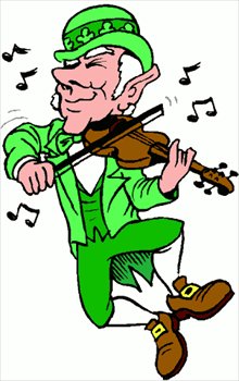 Free Leprechaun-Fiddling Clipart - Free Clipart Graphics, Images ...