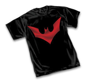 Batman Beyond Metalix Logo Black T-Shirt by Goodguycomics ...