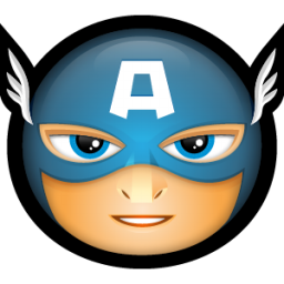 Avengers Captain America Icon | Avengers Superhero Avatar Iconset ...
