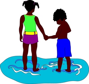 Family Clipart Image - African American Boy and His Big Sister ...