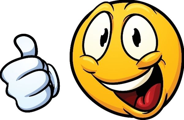 Clipart Smiley Daumen Hoch