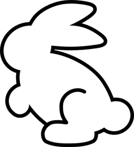 White Rabbit clip art - vector clip art online, royalty free ...
