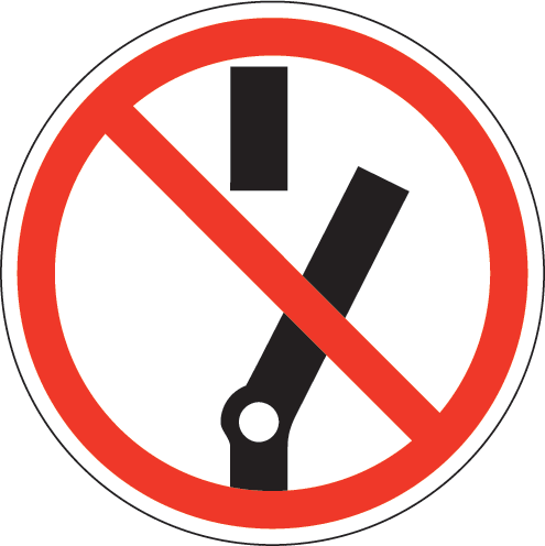 Do Not Switch Label by SafetySign.com - J6559