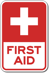 Buy First Aid Red Cross Sign