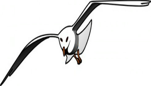 Seagull Clip Art 2 | Free Vector Download - Graphics,