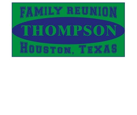 Family Reunion Hut Unique Font Fun Clip Art Banners