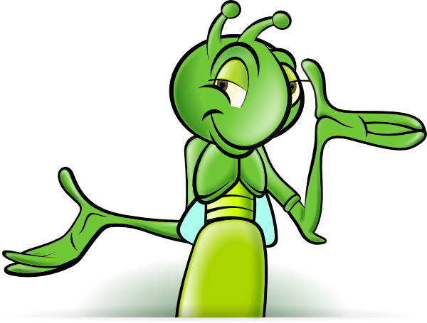 Cartoon Cricket clip art Free Vector