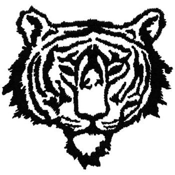Animals Embroidery Design: Tiger Outline from Dakota Collectibles