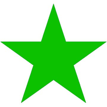 Free Clip Art Green Star - ClipArt Best