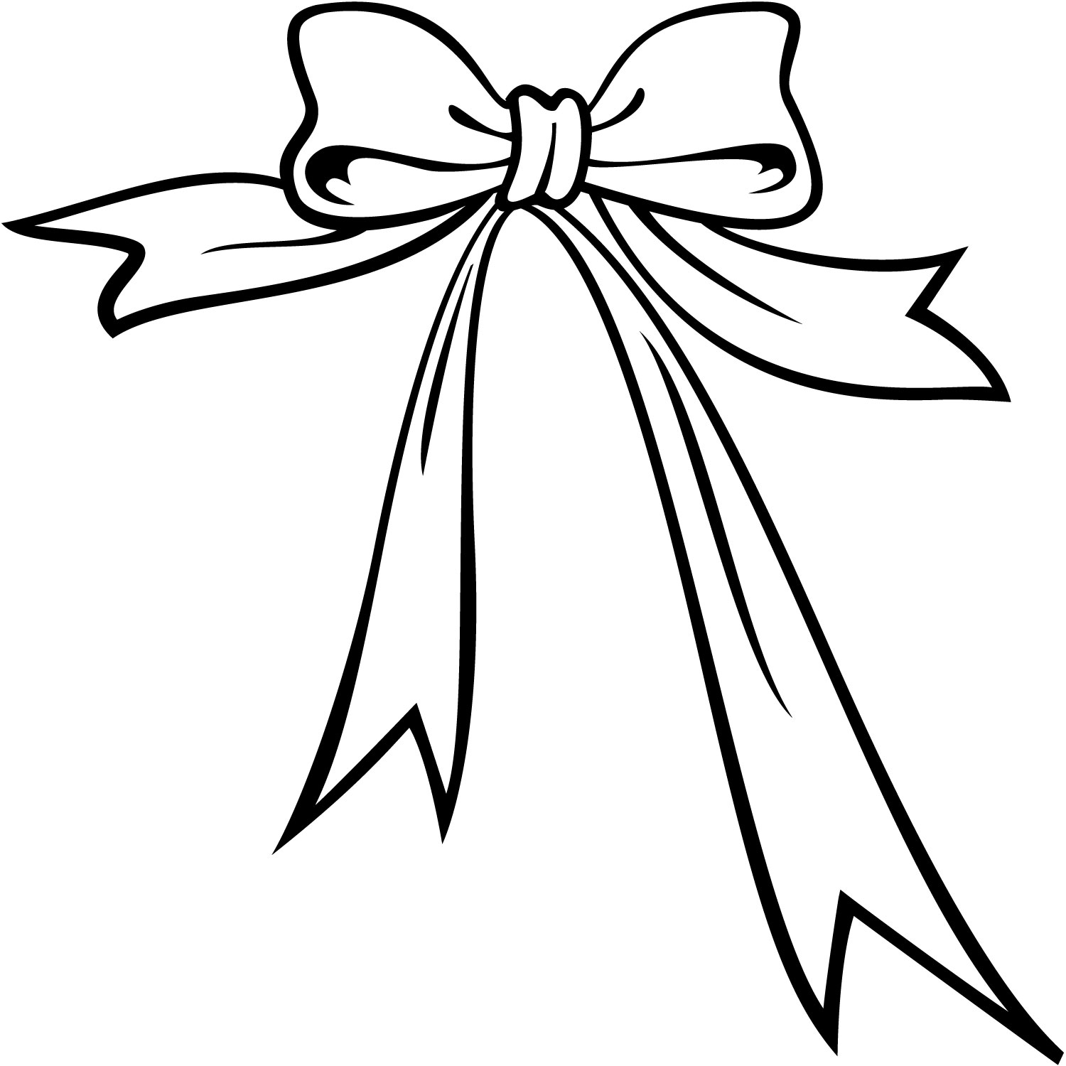 Bow clipart black and white - ClipartFox