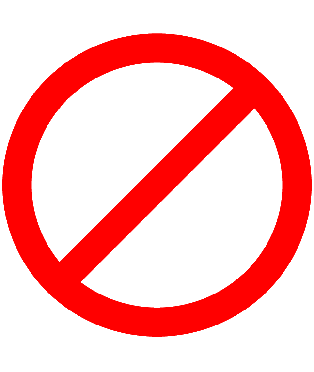 No Entry Simbol - ClipArt Best