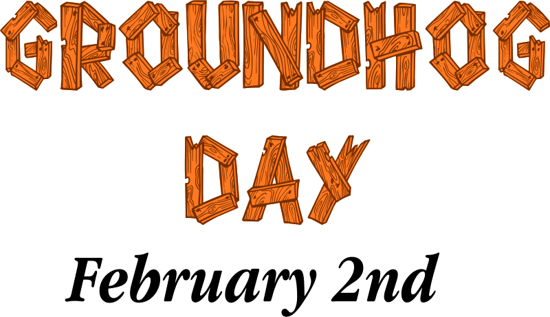 Free transparent png groundhog day clipart