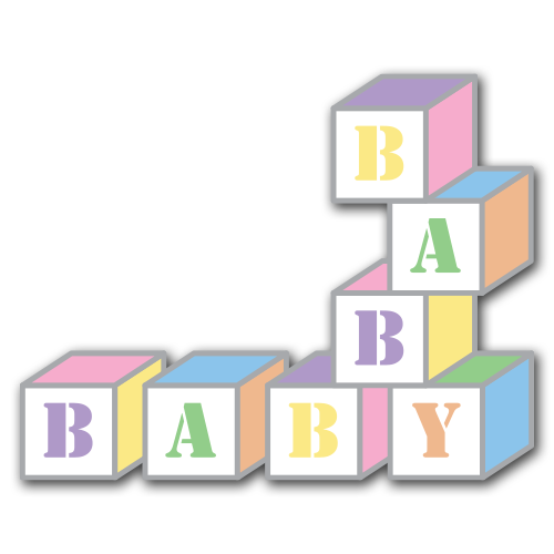 Baby Blocks Clipart - Tumundografico