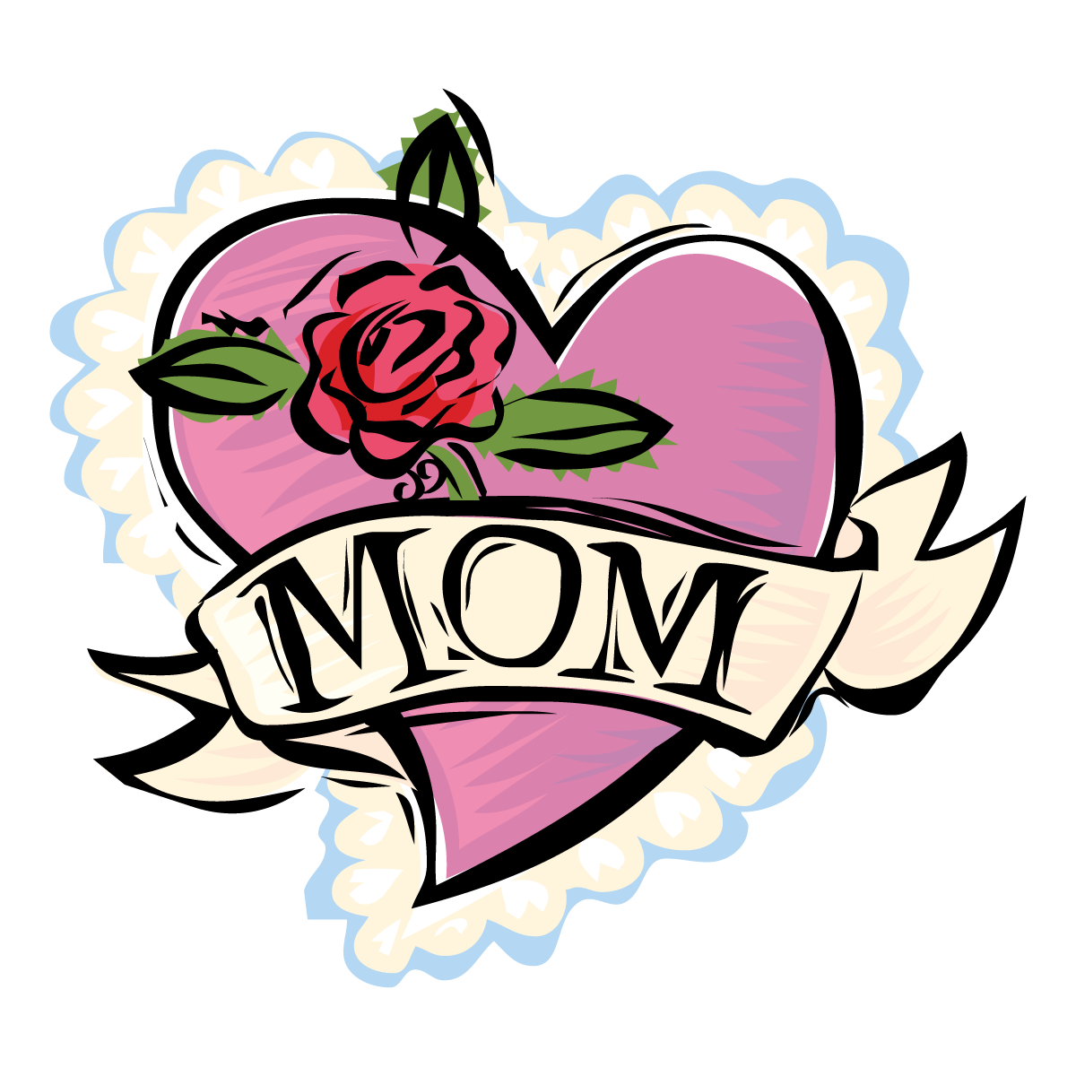 Happy birthday mom clipart free