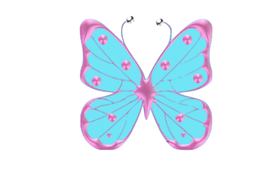 Pink butterfly clipart png