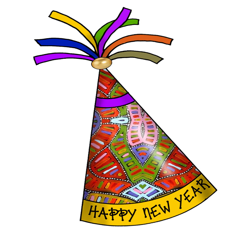 New year decorations clipart