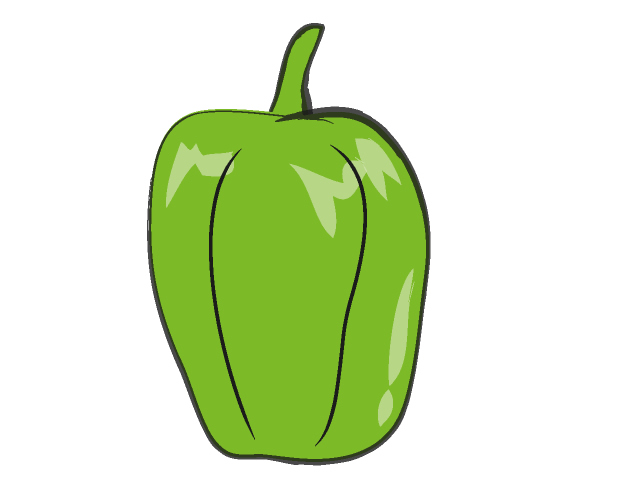 Green Pepper Clip Art – Clipart Free Download