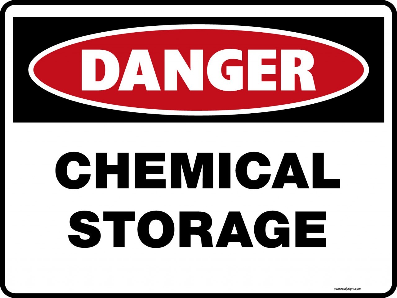 Danger Signs - Chemical Storage - Property Signs