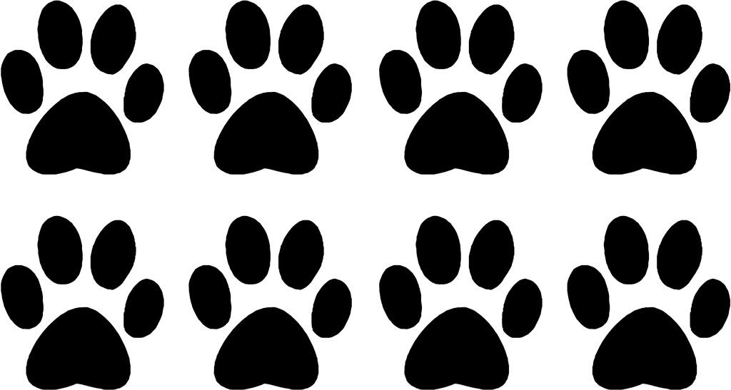 dog paw print clip art free download - photo #44