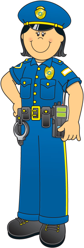 Clip art police officer