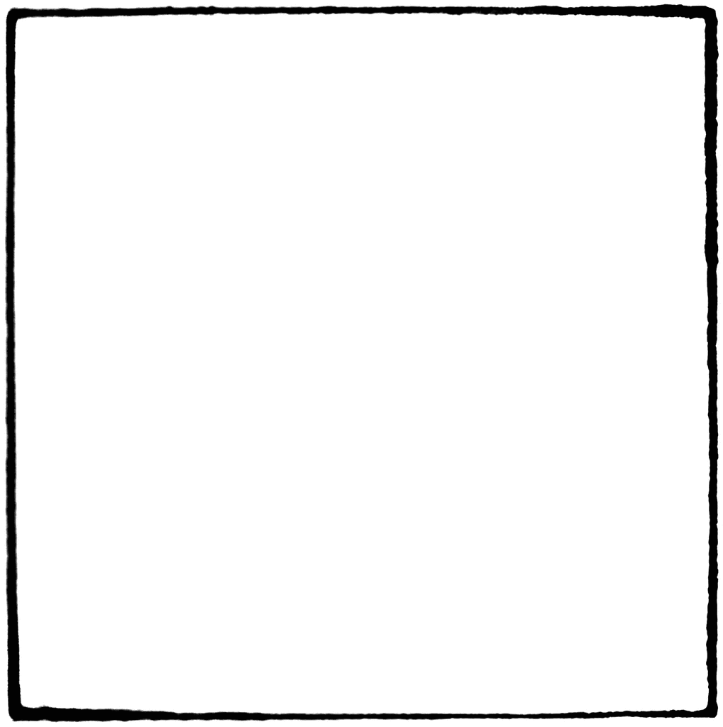 Small square outline clipart
