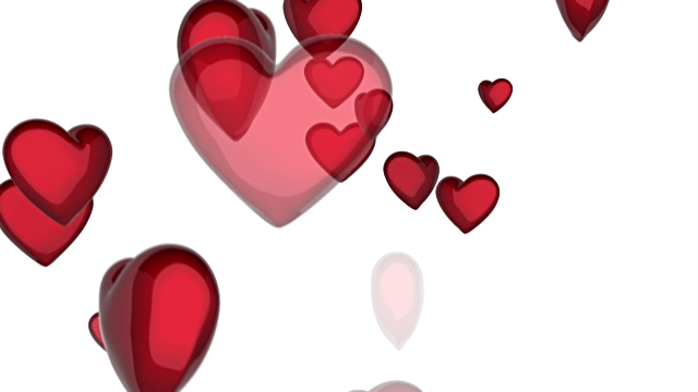 Flying 3d Hearts Loop Version Stock Footage Video | Getty Images