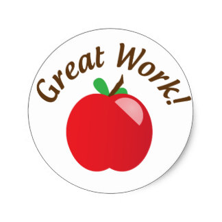 School Good Job Stickers | Zazzle