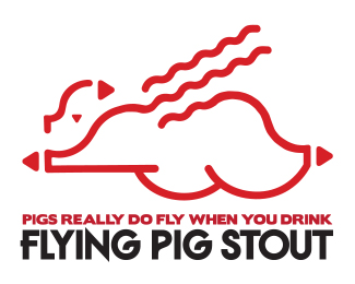 Flying Pig Designed by ellenlytle | BrandCrowd